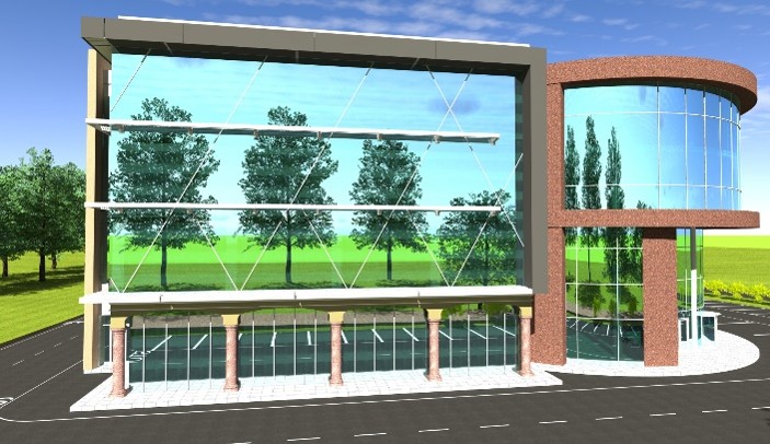 Proposed Town Office Park view 4