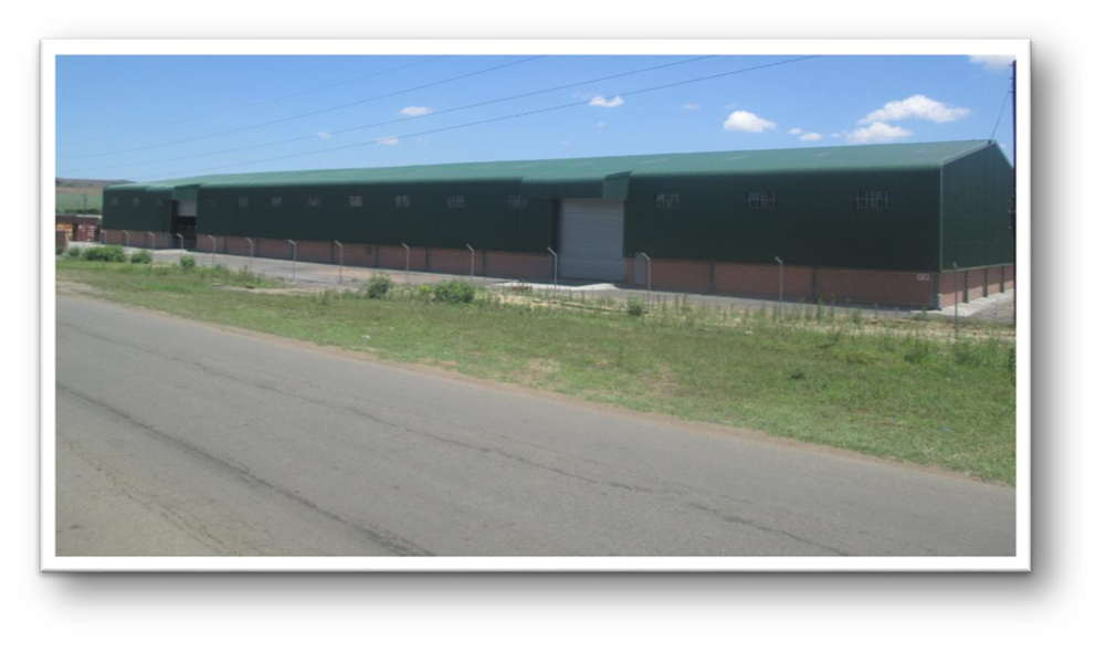 T.Q.M Textile Swaziland storage shed