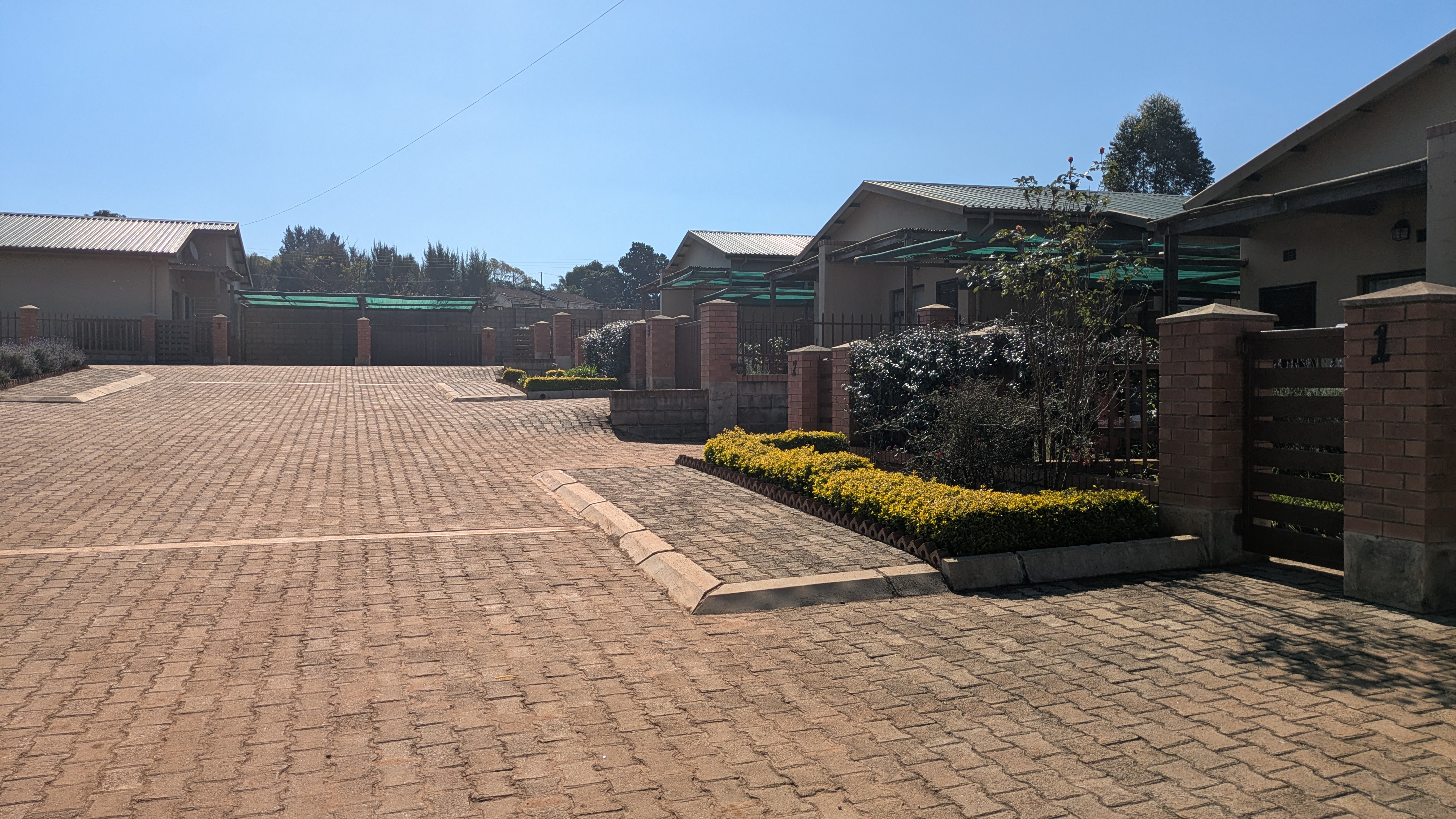 Nhlangano Town Houses streetscape view